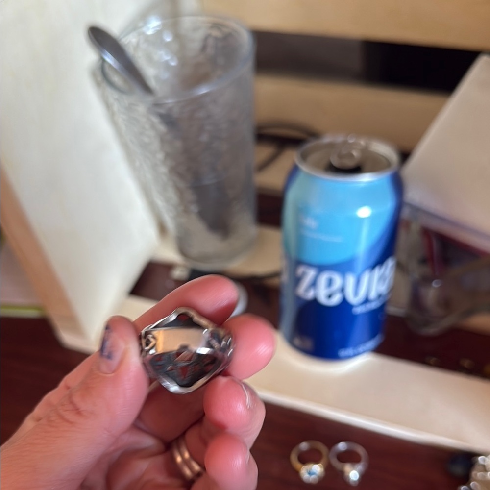 Killstar Silver Pentagram Ring - image 3